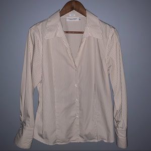 Calvin Klein Button Down Top / Women’s 14